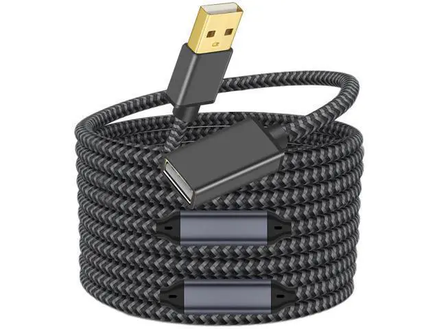 Alt view image 5 of 5 - Aomoproing USB 2.0 extension cablesignal amplifier male-to-female data cable with chip-wrapped connectingwire 10MWith chips