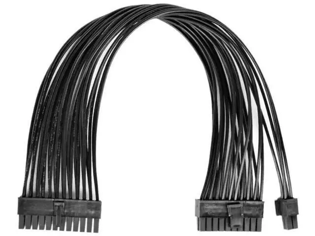 Alt view image 2 of 3 - 30cm ATX 24Pin to 20+4Pin PSU Extension Cable, 20Pin Male to 24Pin Motherboard Power Conversion Cord