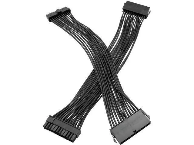 Alt view image 5 of 5 - 2PCS 24Pin ATX Extension Cable Male to Female, 32cm (12.6 Inch), PC Motherboard PSU Internal Power Extender