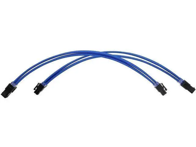 Alt view image 6 of 6 - Blue Sleeved PSU Extension Cable Kit, 18AWG ATX 24Pin + EPS 8Pin (4+4) + PCI-E 8Pin (6+2) Extension Cords with Cable Combs, Power Extender Set for PSU to Motherboard & Graphics Card