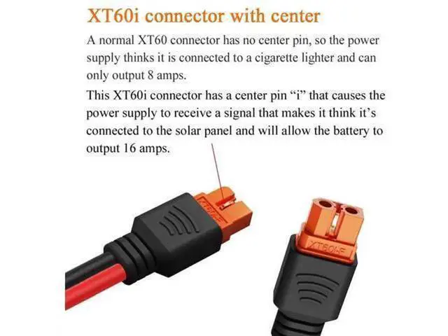Alt view image 6 of 7 - XT60i Female to O-Ring Lug Terminal Extension Cable 2 Pack, 10AWG 5FT(1.5M) Heavy Gauge Power Wire, Over 16A XT60i-f O Ring Connector Cord for RC LiPo Battery, DIY Portable Power Projects