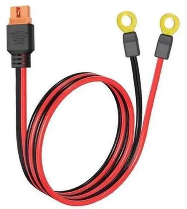 Main image of XT60i Female to O-Ring Lug Terminal Extension Cable 2 Pack, 10AWG 5FT(1.5M) Heavy Gauge Power Wire, Over 16A XT60i-f O Ring Connector Cord for RC LiPo Battery, DIY Portable Power Projects