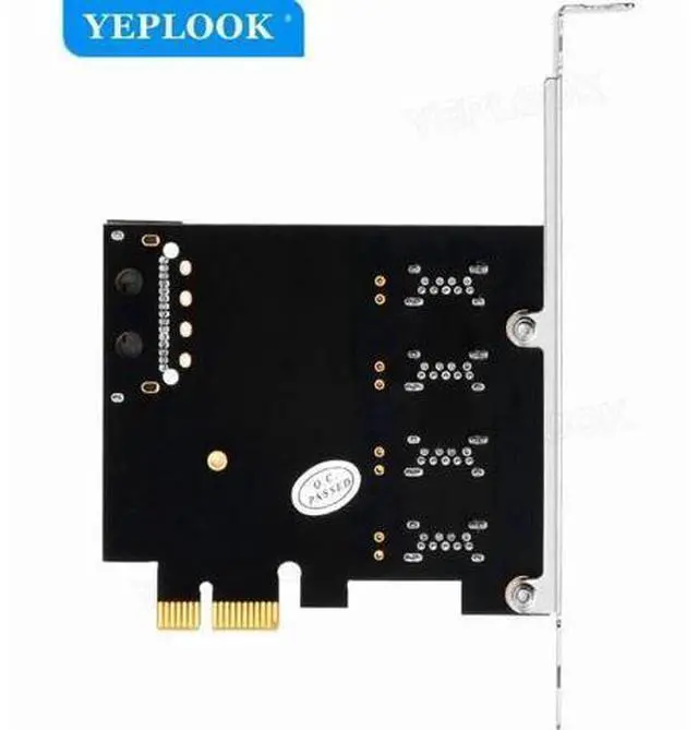 Alt view image 3 of 5 - 2-Port PCIe USB 3.0 Expansion Card, 5Gbps High Speed PCI Express Adapter with VIA Chipset, 4A Self-Powered Design & Full Metal Bracket for Desktop PC
