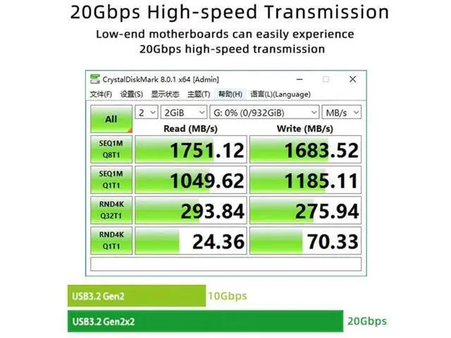 Alt view image 6 of 7 - PCIe 4X USB 3.2 Gen2x2 Expansion Card, 20Gbps Single Type-C Port PCI Express Adapter for Desktop Motherboard