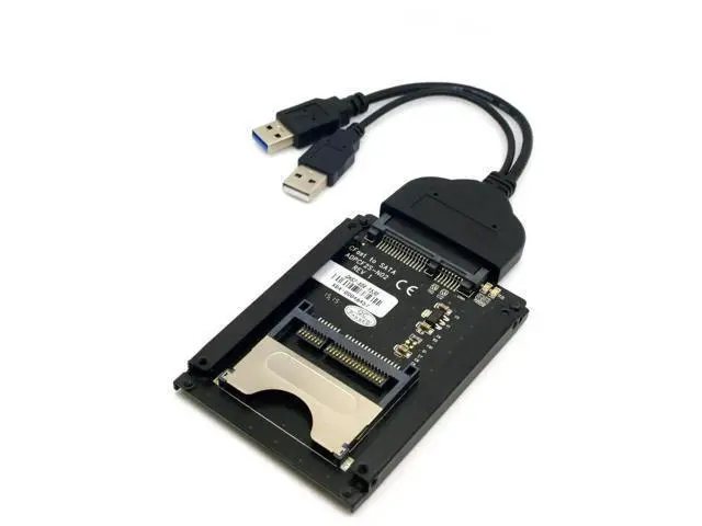 Alt view image 6 of 6 - CFast Card Reader Adapter, CFast SSD to 22Pin SATA Converter with SATA to USB 3.0 Data & Power Cable