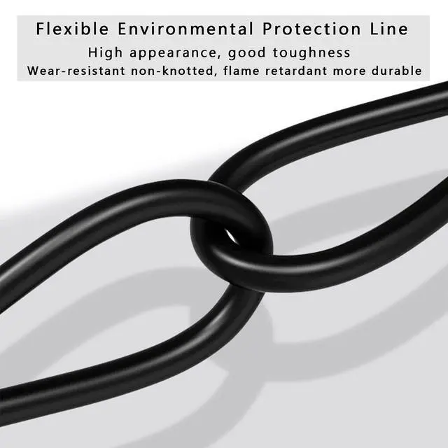 Alt view image 5 of 6 - 2 Pack DC5525 Power Extension Cable, DC 5.5mm x 2.5mm Right Angle Male to Female Extension Cable3FT 18AWG Heavy Duty Cord for Strip Lihgt,CCTV,Car,Monitors,etc. 1M