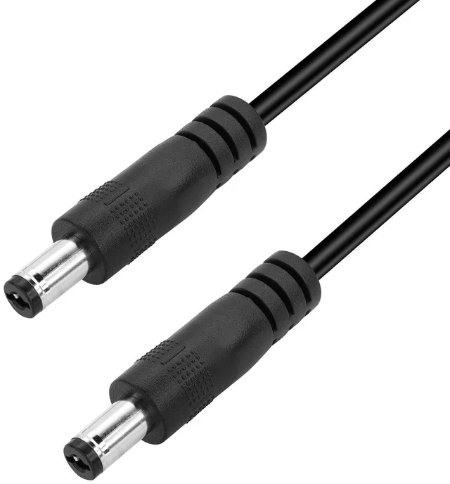 Alt view image 3 of 7 - DC 5.5MM x 2.1MM Male to Male Plug Power Adapter Cable DC Power Coiled Extension Cable for LED Strip,CCTV,Car,Security Camera,Etc(2 Pack)