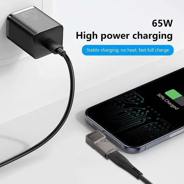 Alt view image 6 of 6 - 2PCS DC 3.5mm x 1.35mm to USB C Type USB C to 3.5x1.35 mm Adapter Made for IP Camera, LED Lights, Printers, Routers, Sensors, CCTV Wireless Camera Series (35135)