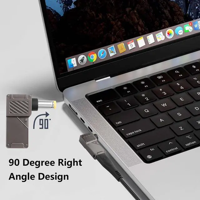 Alt view image 3 of 6 - 2PCS USB C to 5.5mm Laptop Charging Adapter Female Type C to Male DC 5.5 x 2.5mm Barrel Jack Plug Converter Universal 100W PD Adapter (5525)