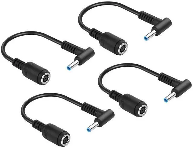 Main image of 4 PCS 7.4x5.0mm to 4.5x3.0mm Ac Power Cord Charger Laptop Adapter Tip Connector for HP Stream Spectre Pavilion Envy EliteBook Split Chromebook EliteBook Folio