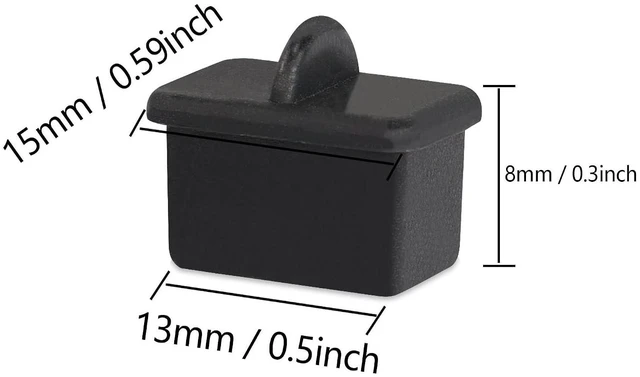 Alt view image 6 of 6 - 20pcs SFP Port Anti Dust Cover Cap SFP Dustproof Plug Soft Silicone Protector for Ethernet Switch, Router and Network Interface Card,etc.