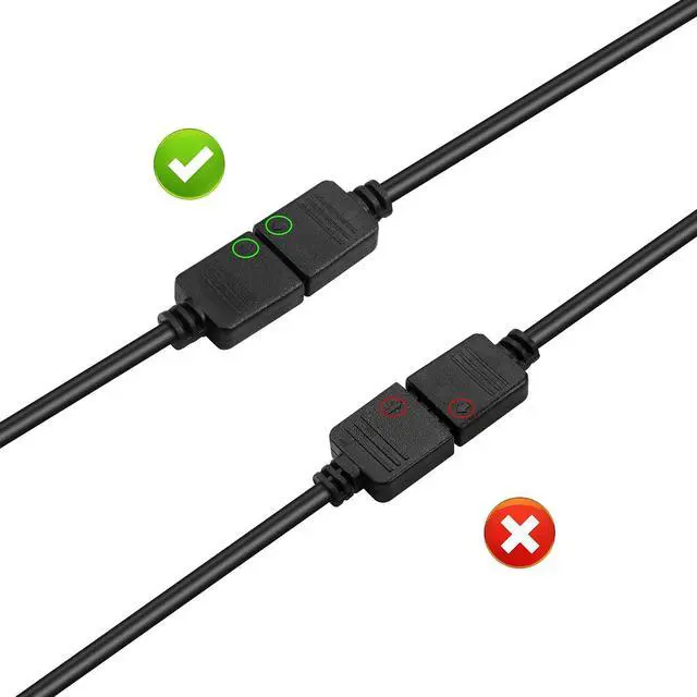 Alt view image 4 of 7 - 4 Pin RGB Extension Cable 12v 4 PIN to SM 4Pin Female ARGB Connector Adapter Cable for Computer Fan, Motherboard,LED Strip (0.98 FT,4 pcs)