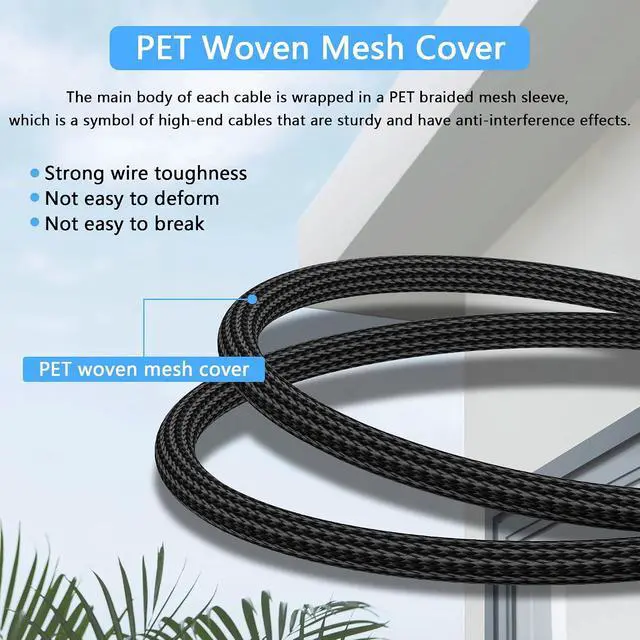 Alt view image 5 of 6 - 2 Pcs 4 Pin Splitter Fan Cable 4 Pin Female to Two 4 Pin Male ICUE Commander CORE-XT Conversion Cables for SP/HD/ML/LL/QL120,140 RGB Fans etc(8.66 Inch)