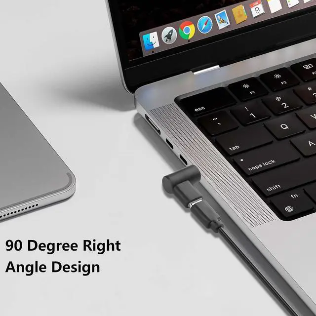 Alt view image 7 of 7 - 2PCS 12V DC Power Connector Adapter 90 Degree Angle Female USB C to Male DC 5.5mm x 2.1mm Converter 12V USB Type C Input to DC5521 Output Adapter