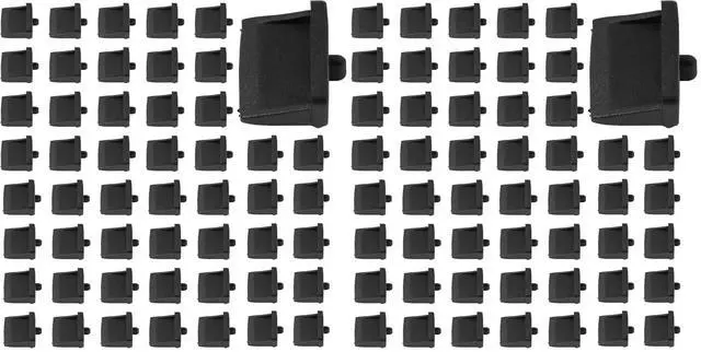 Main image of 50pcs USB Anti Dust Cap,Port Plug Cover for USB Type A Female End,Silicone (Pack of 2)