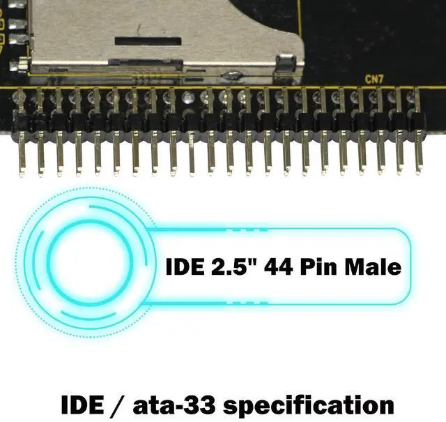 Alt view image 4 of 6 - SD Card to 2.5 Inch IDE AdapterSD SDHC SDXC MMC Memory Card to IDE 2.5" 44 Pin Male Adapter Converter