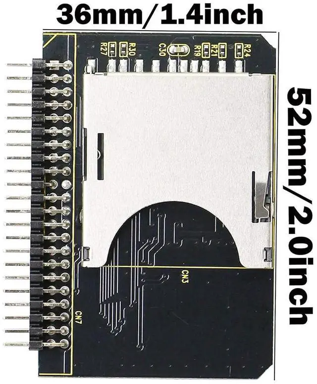 Alt view image 2 of 6 - SD Card to 2.5 Inch IDE AdapterSD SDHC SDXC MMC Memory Card to IDE 2.5" 44 Pin Male Adapter Converter