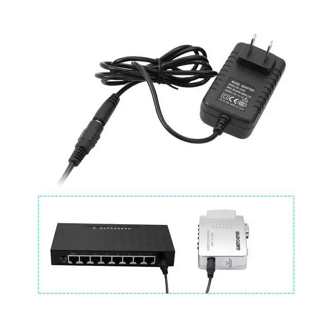 Alt view image 6 of 7 - DC Y Splitter Cable 1 Female to 2 Male,5.5mm x 2.1mm DC Power Extension Adapter Cable,for CCTV Surveillance Cameras,Surveillance Routers,DVR,and More2PCS