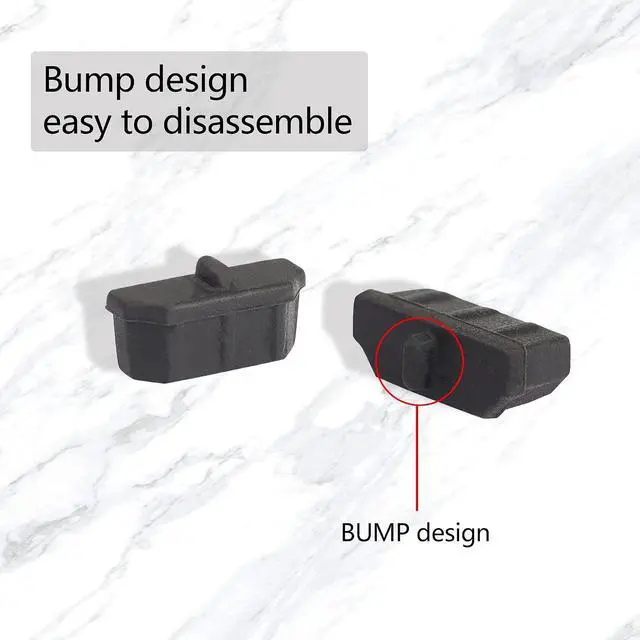 Alt view image 4 of 7 - 50pcs HDMI Anti Dust Cap Cover Plugs HDMI Female Dustproof Plug Soft Silicone Protector for TV,Computers,etc.