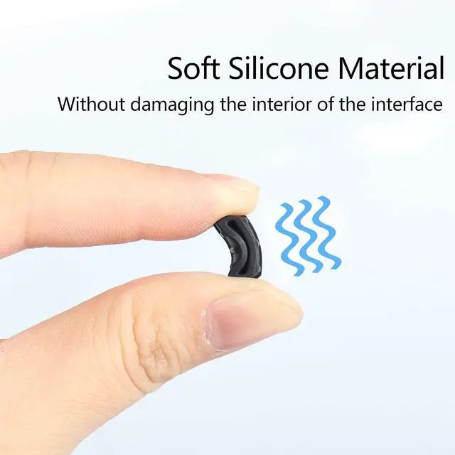 Alt view image 5 of 7 - 50pcs HDMI Anti Dust Cap Cover Plugs HDMI Female Dustproof Plug Soft Silicone Protector for TV,Computers,etc.