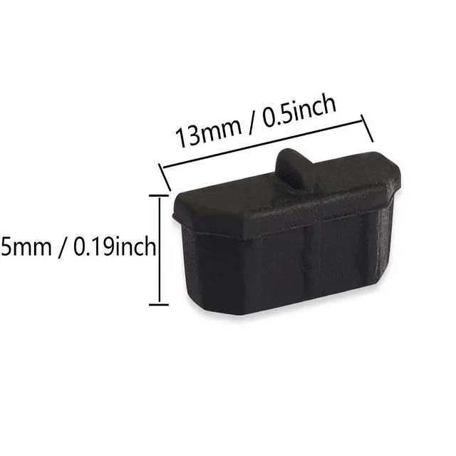 Alt view image 6 of 7 - 50pcs HDMI Anti Dust Cap Cover Plugs HDMI Female Dustproof Plug Soft Silicone Protector for TV,Computers,etc.