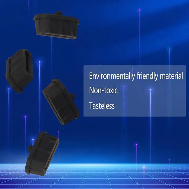 Alt view image 7 of 7 - 50pcs HDMI Anti Dust Cap Cover Plugs HDMI Female Dustproof Plug Soft Silicone Protector for TV,Computers,etc.