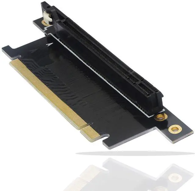 Main image of Pci-E 16x Riser Card,PCI Express 3.0 16X Extension Cable 90 Degree High Speed Riser Card