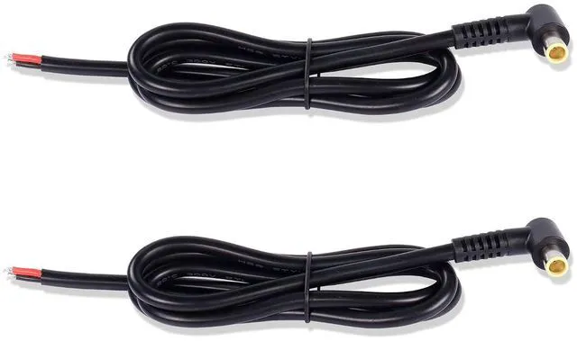 Main image of DC7909 Power Pigtails Cable 12V 90 Degree DC DC7.9 x 5.5mm Male Plug to Bare Wire Open End Power Wire Supply Repair Cable,for Solar Cell,Mobile Power Supplies,etc(3FT)
