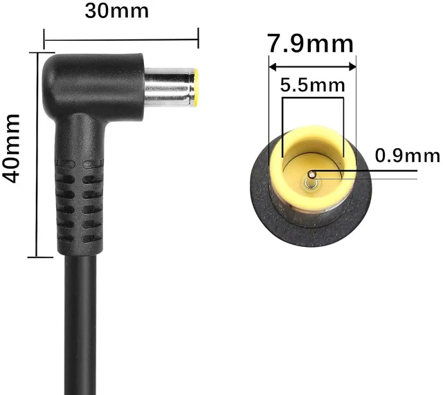 Alt view image 5 of 6 - DC7909 Power Pigtails Cable 12V 90 Degree DC DC7.9 x 5.5mm Male Plug to Bare Wire Open End Power Wire Supply Repair Cable,for Solar Cell,Mobile Power Supplies,etc(3FT)