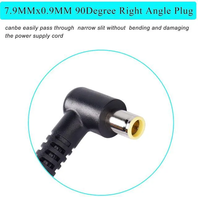 Alt view image 2 of 6 - DC7909 Power Pigtails Cable 12V 90 Degree DC DC7.9 x 5.5mm Male Plug to Bare Wire Open End Power Wire Supply Repair Cable,for Solar Cell,Mobile Power Supplies,etc(3FT)