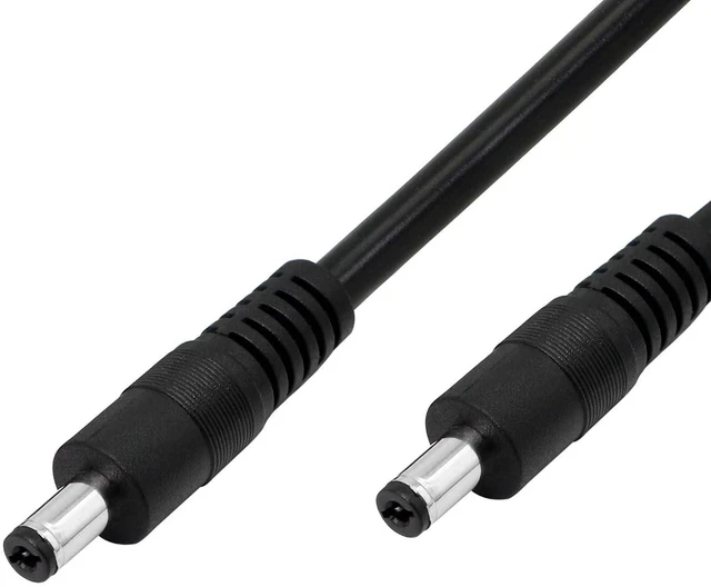 Alt view image 3 of 7 - DC to DC Cable,3FT 18AWG DC 5.5MM x 2.1MM Male to Male Plug Power Adapter Cable for LED, CCTV, Car, Monitors,etc(2 Pcs)
