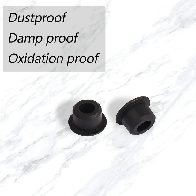 Alt view image 2 of 6 - 50pcs DC Port Anti Dust Cap Cover Plugs DC Power Supply Dustproof Plug Soft Silicone Protector for Ethernet Switch, Router,etc.
