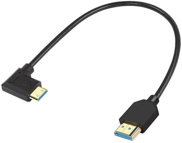 Main image of 8K Mini HDMI to HDMI Cable Super Thin line OD 4.0mm MINI HDMI to HDMI Ultra HD 2.1 Cable 8K@60Hz 4K@120Hz 48Gbps Dynamic HDR, eARC 0.3m (Angled Right)
