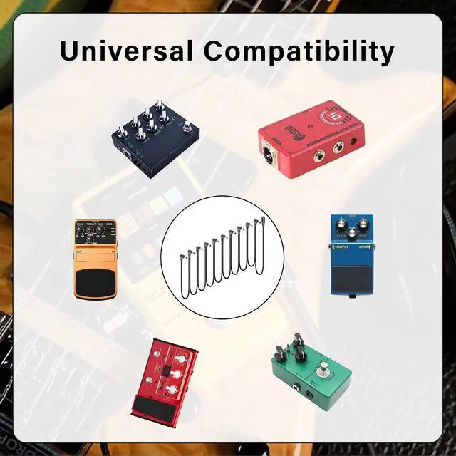 Alt view image 4 of 6 - Guitar Effector Topology Power Supply Cable DC 5.5mm x 2.1mm 1 Female to 10 Right Angled 90 Degree Male Effector Extension Power Cable for Guitar Effect Pedal