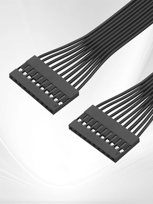 Alt view image 3 of 5 - Dupont Cable 2.54mm, 10PIN Breadboard Cable, 24AWG Tinned Copper Wire (Male-Male)