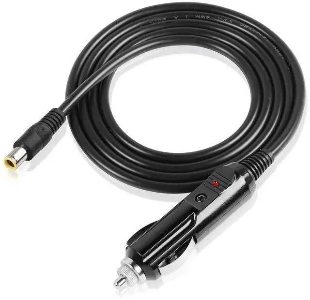 Main image of 12V DC 8mm Cigarette Lighter Cable, DC7909 7.9 x 5.5mm Charger Power Supply Cord for Car DVR, Bluetooth Speakers, Camera, GPS, Laptop