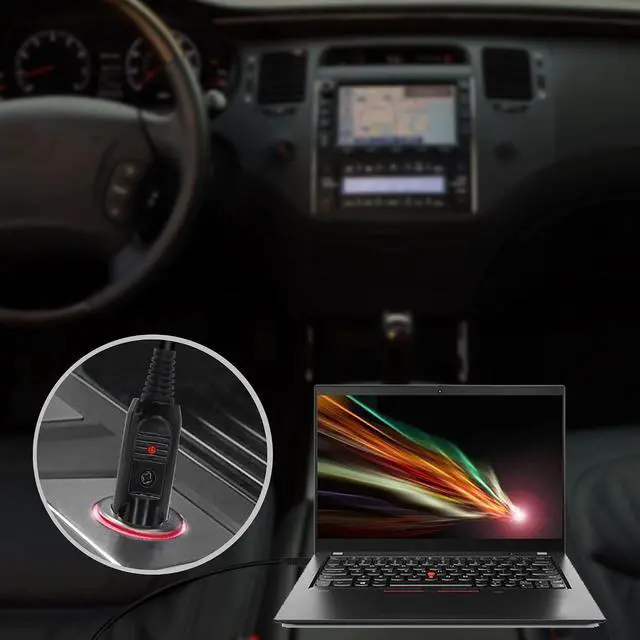 Alt view image 4 of 7 - 12V DC 8mm Cigarette Lighter Cable, DC7909 7.9 x 5.5mm Charger Power Supply Cord for Car DVR, Bluetooth Speakers, Camera, GPS, Laptop
