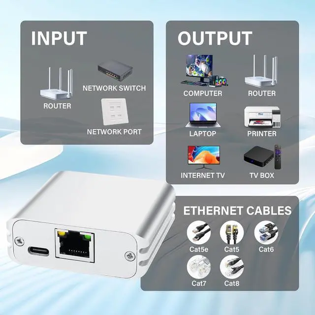 Alt view image 5 of 7 - 2-in 1-Out RJ45 Network Manual Switch Selector 1-in 2-Out Bidirectional Switch Box 2 Port RJ11 RJ12 Manual Sharing Telephone Switch Box