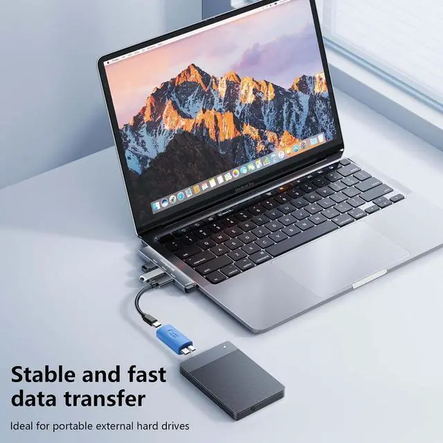 Alt view image 3 of 7 - 2PCS USB 3.0 Type-C Female to Micro B Male Adapter USB C to USB3.0 Micro B Male External Hard Drive Converter for Hard Drive Cable, External Hard SSD Drive, Tablet, Phone, Laptop