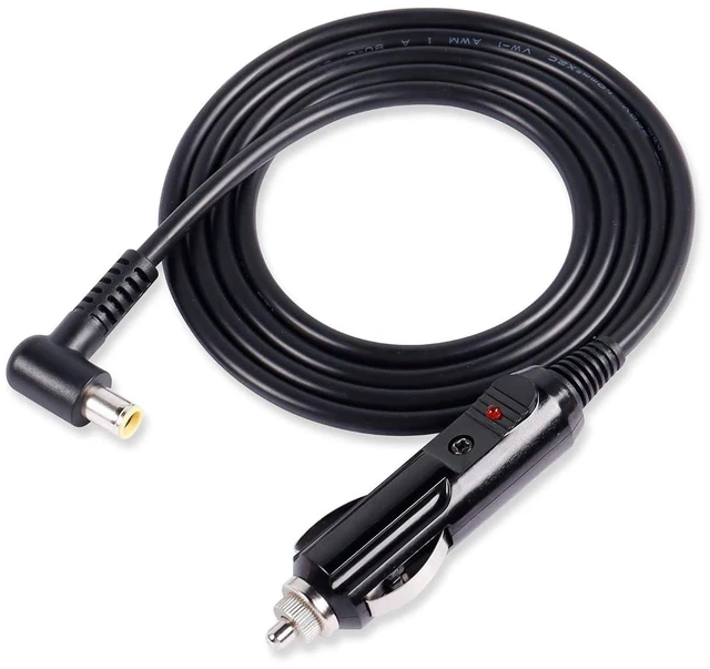 Main image of Cigarette Lighter to DC7909 Power Cord 17AWG Cigarette Lighter Male Plug to DC7.9mmx0.9mm Right-Angle 90-Degree Male Plug Extension Power Cord for Solar Panels, RV etc (59 Inches)