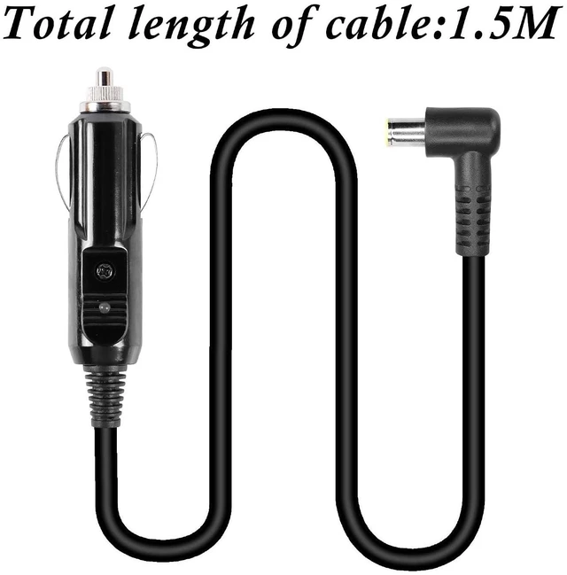 Alt view image 7 of 7 - Cigarette Lighter to DC7909 Power Cord 17AWG Cigarette Lighter Male Plug to DC7.9mmx0.9mm Right-Angle 90-Degree Male Plug Extension Power Cord for Solar Panels, RV etc (59 Inches)