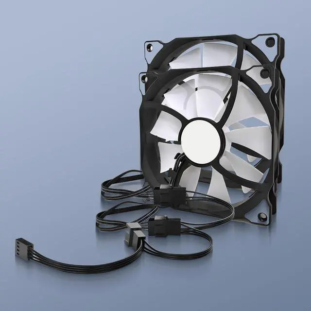 Alt view image 7 of 7 - 3 Way 4-Pin Fan Splitter Cable, 1to3 PC Fan Splitter, for Desktop PC 4-Pin/3-Pin Cooling Fan Cable(1 to3)