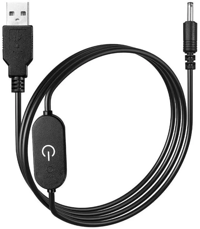 Main image of LED Strip Touch Dimmer 12V 3A USB Male to 3.5x1.35mm DC Male Controller Switch Extension Power Cord Connector Single Colour Dimming Switch Controller for LED Strip Light(3.28ft)