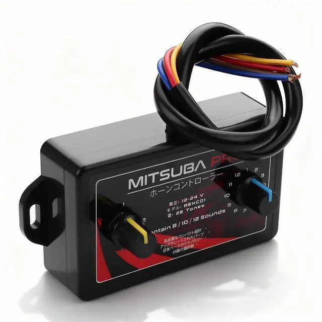 Main image of MTSUWA Pro RC Controller, Black Electronic Speed Control Unit with Wiring, Digital Display Interface