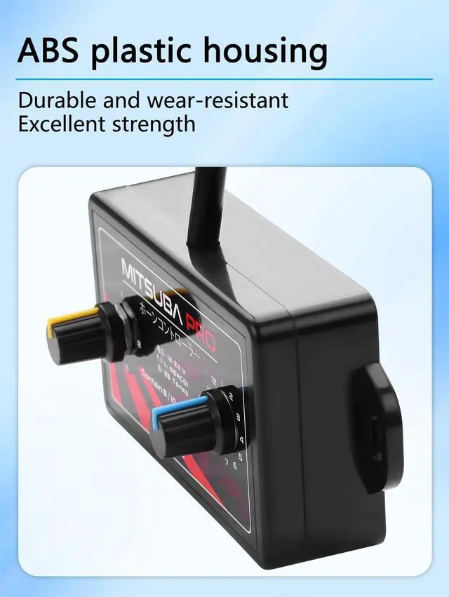 Alt view image 3 of 6 - MTSUWA Pro RC Controller, Black Electronic Speed Control Unit with Wiring, Digital Display Interface