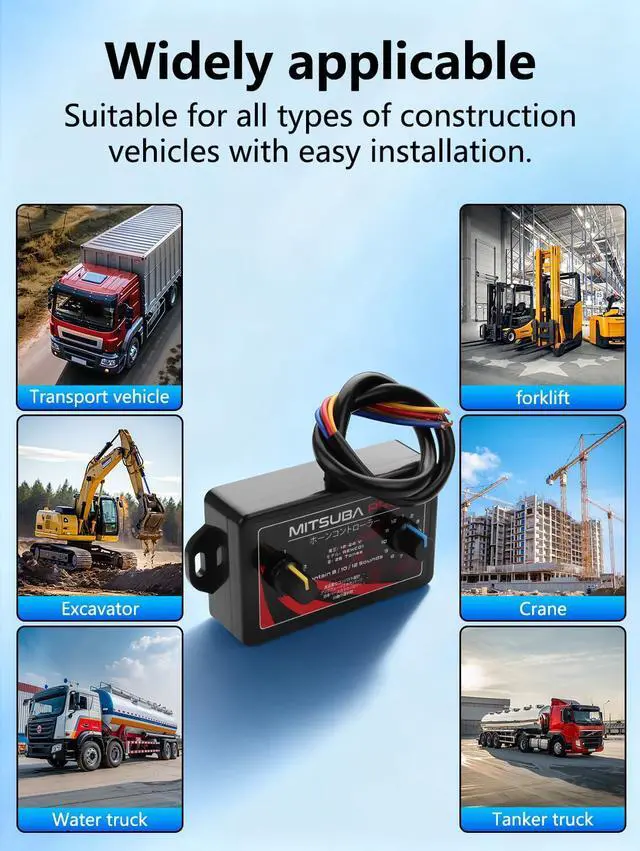 Alt view image 6 of 6 - MTSUWA Pro RC Controller, Black Electronic Speed Control Unit with Wiring, Digital Display Interface