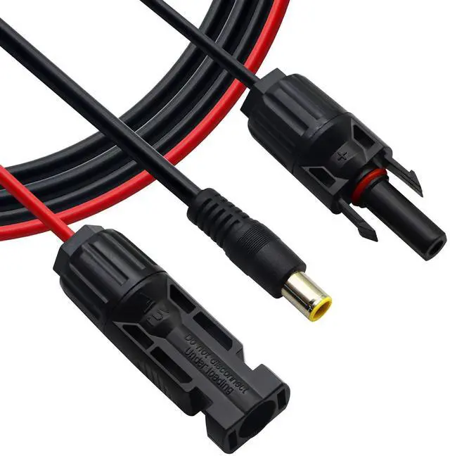 Main image of Solar Panel Connector to DC 8mm Adapter Cable, 16 AWG DC 8mm Converter Connect for Power Station Solar Generators