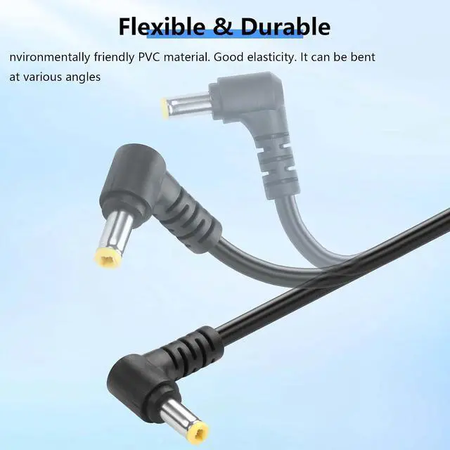 Alt view image 2 of 7 - 2PCS DC5525 Extension Cable for Security Camera,LED Strip Light Etc.(1m/3.2Ft) (2m/6.5ft)