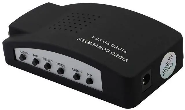 Alt view image 2 of 7 - RCA to VGA Adapter,Composite AV S-Video to VGA Converter,for HDTV, Monitors, Laptop, Desktop,DVD/VCD/Camera/Set-top Box