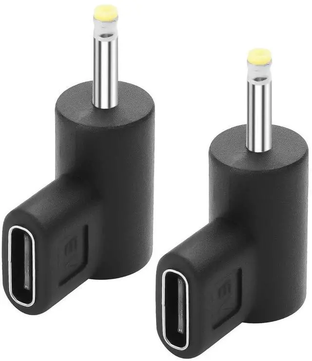 Main image of 2PCS Type-C Female to DC5V Charging Adapter DC2.0 Short Version Female Type C to DC 2.0 Male Suitable for DC Interface Devices Such as Flashlights, etc; (DC2.5X0.7mm)
